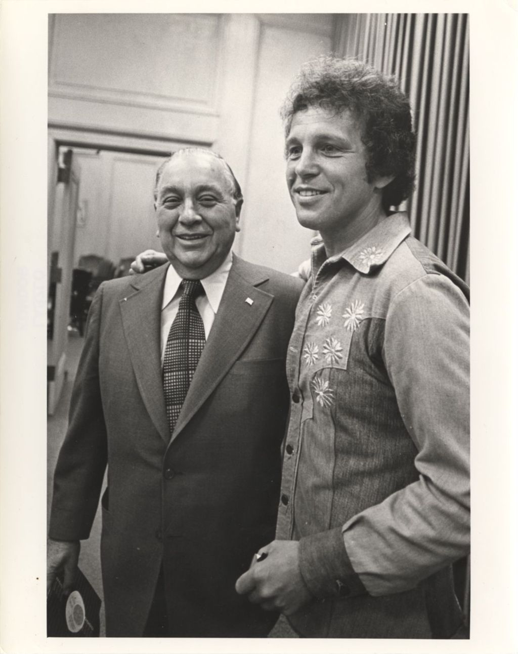 Miniature of Bobby Vinton and Mayor Richard J. Daley