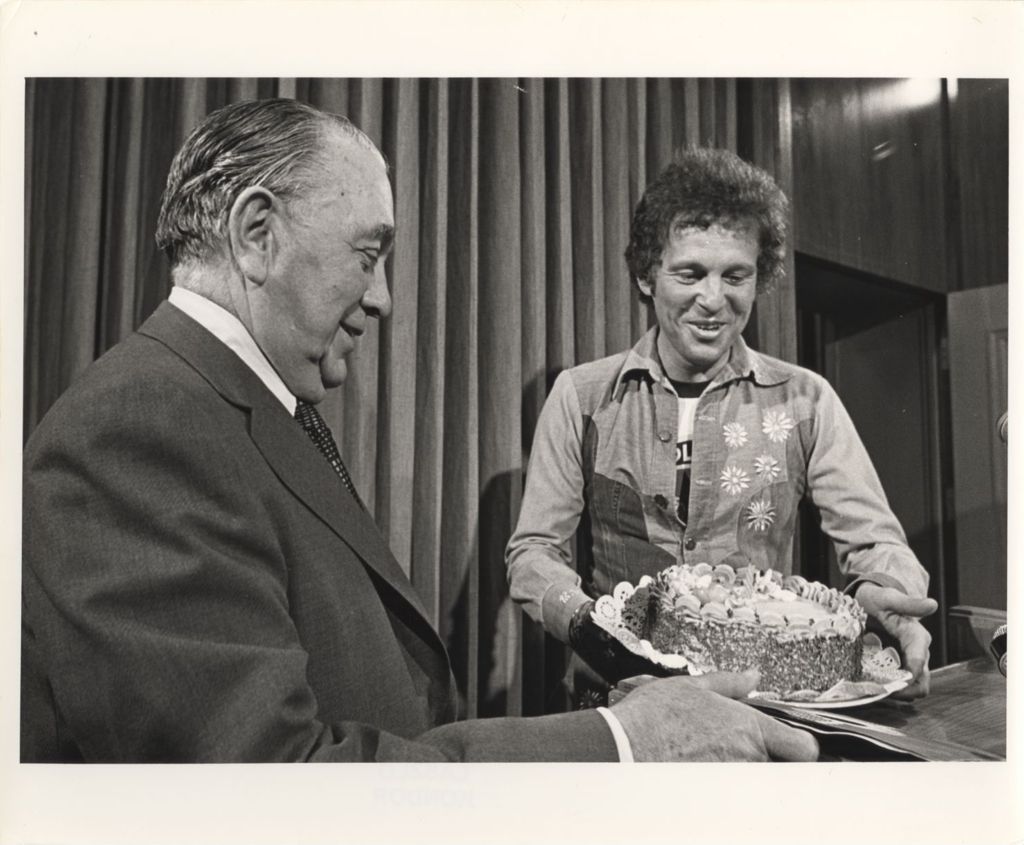 Bobby Vinton and Mayor Richard J. Daley