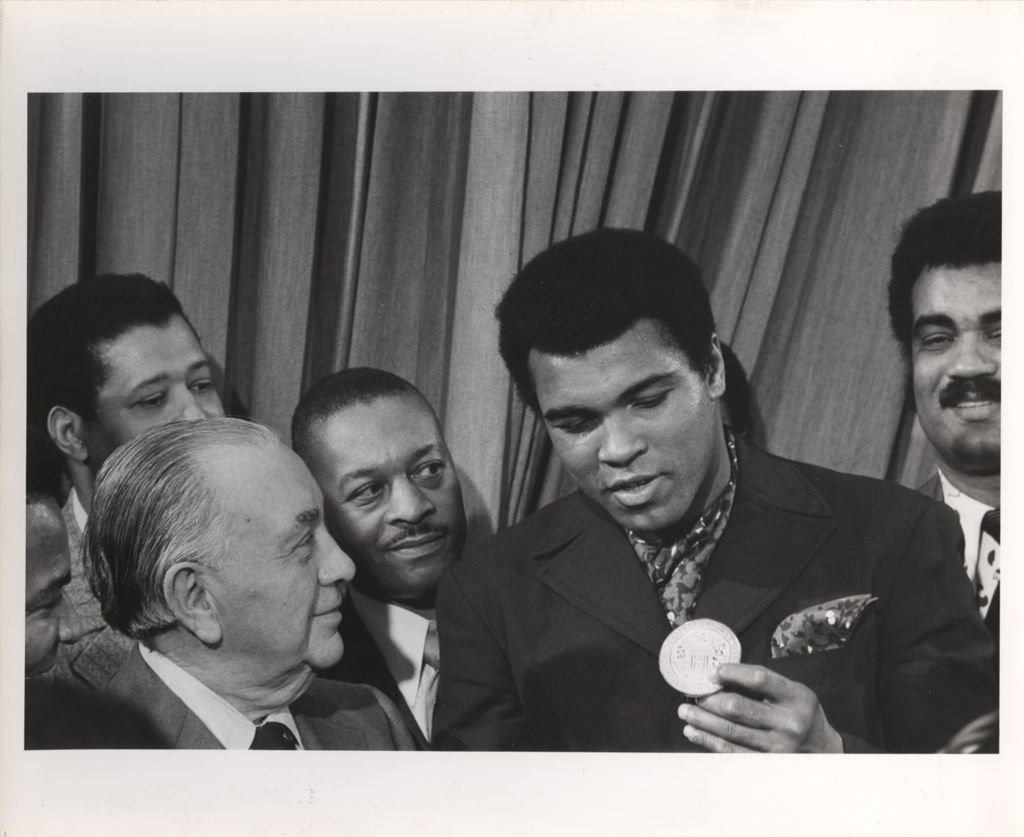 Miniature of Richard J. Daley and Muhammad Ali