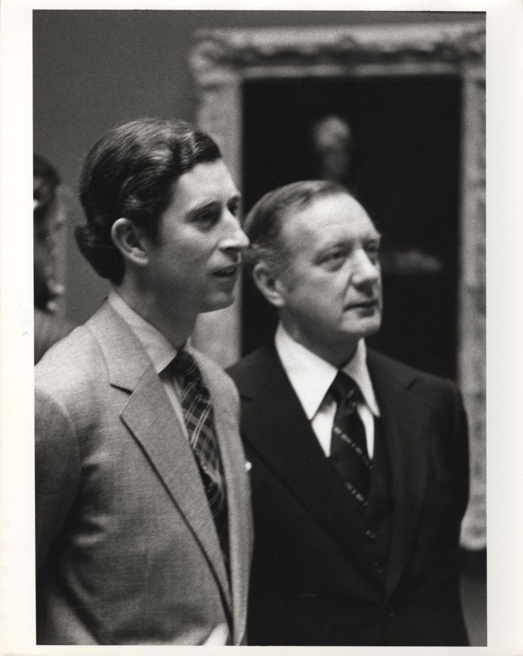Prince Charles and Mayor Michael Bilandic