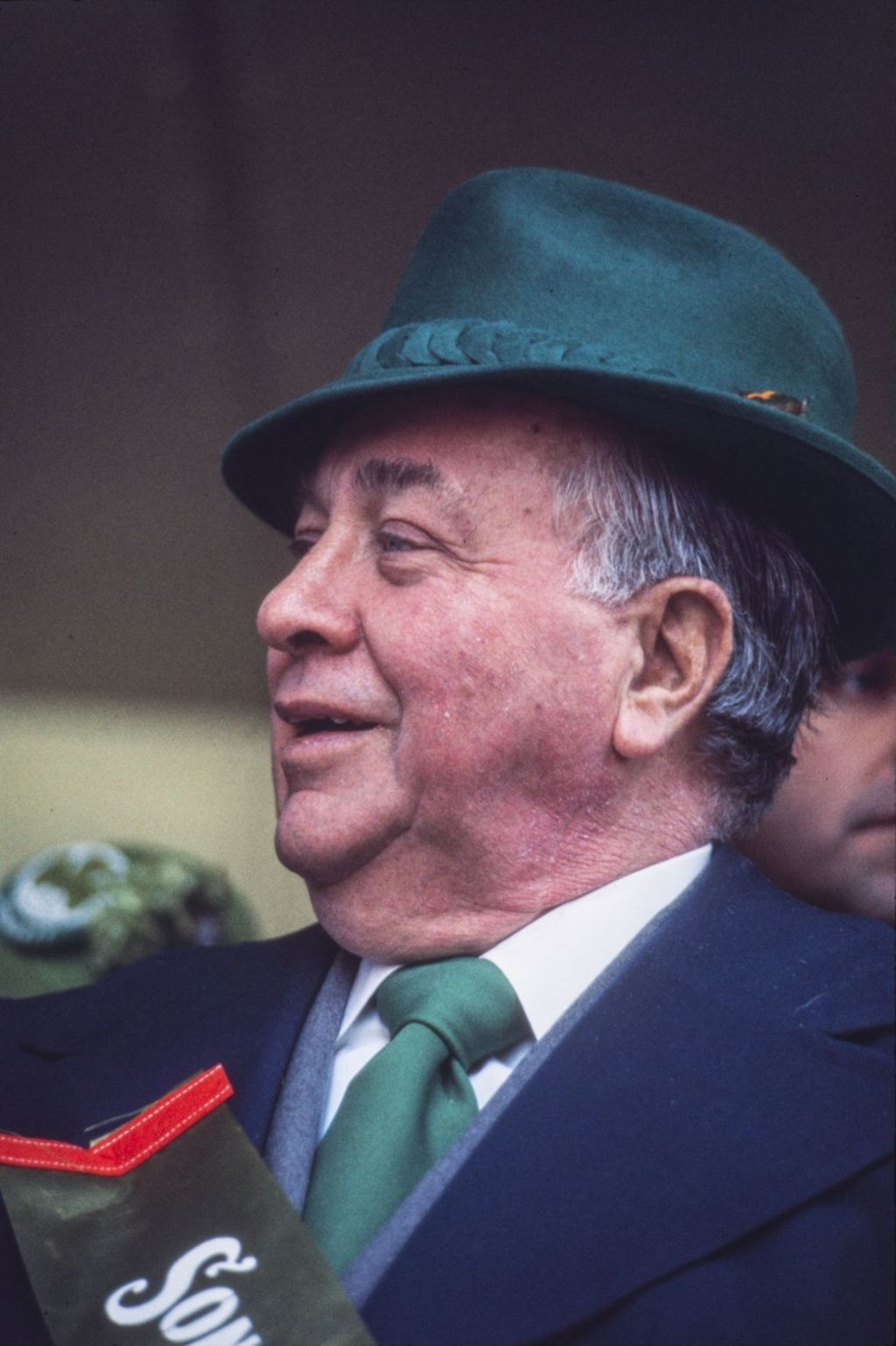 Portraits of Richard J. Daley at the St. Patrick's Day Parade