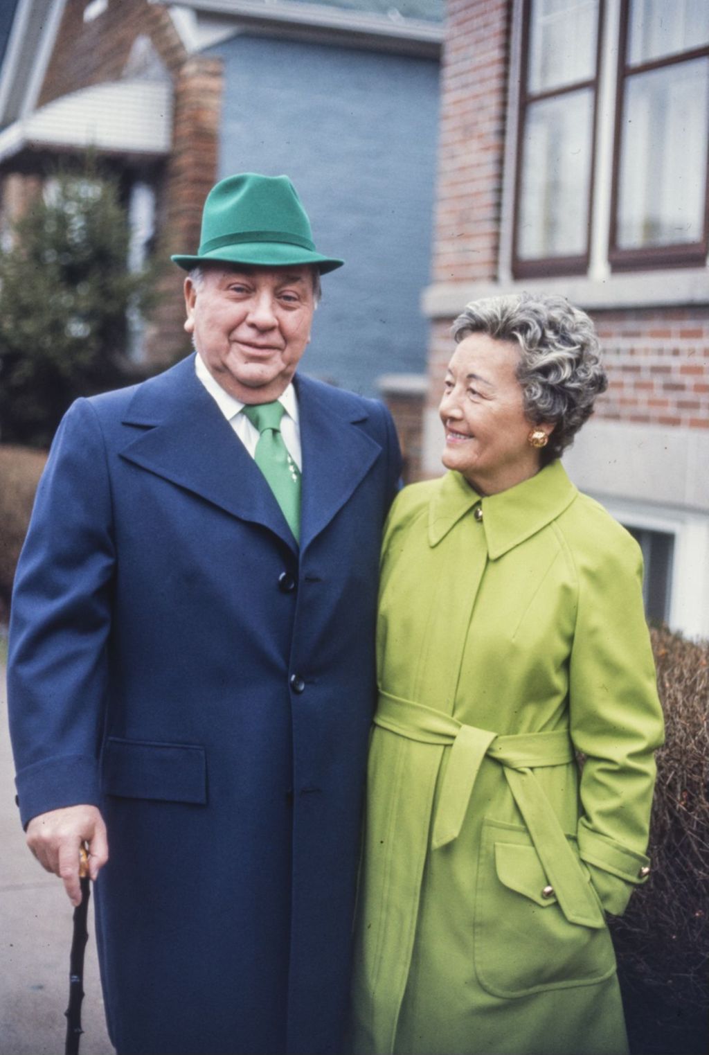 Miniature of St. Patrick's Day, Eleanor and Richard J. Daley