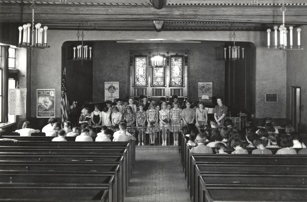 Service in the Marcy Center Chapel