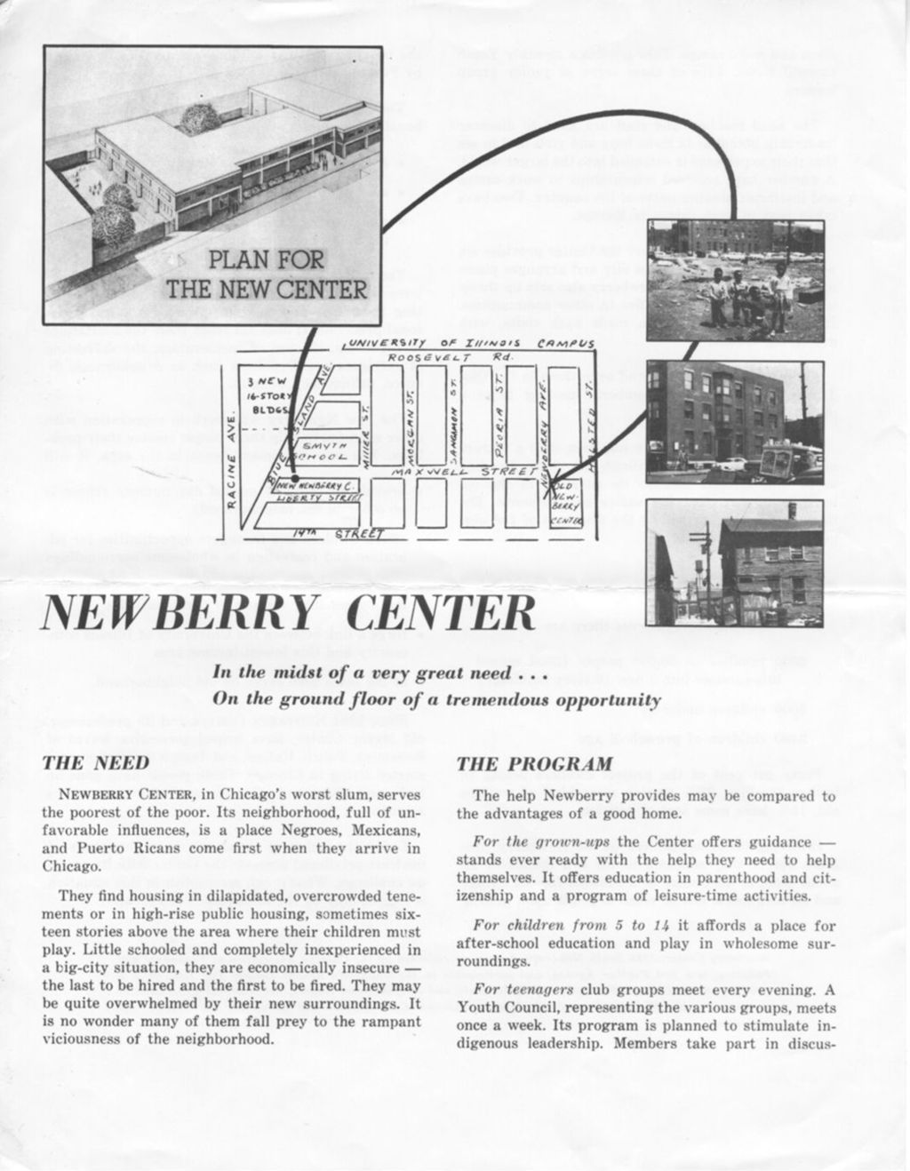 Miniature of Newberry Center flyer