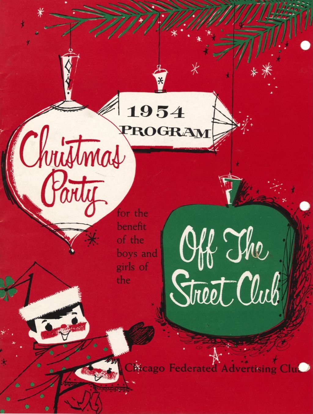 Christmas Party Benefit program for Off-The-Street Club