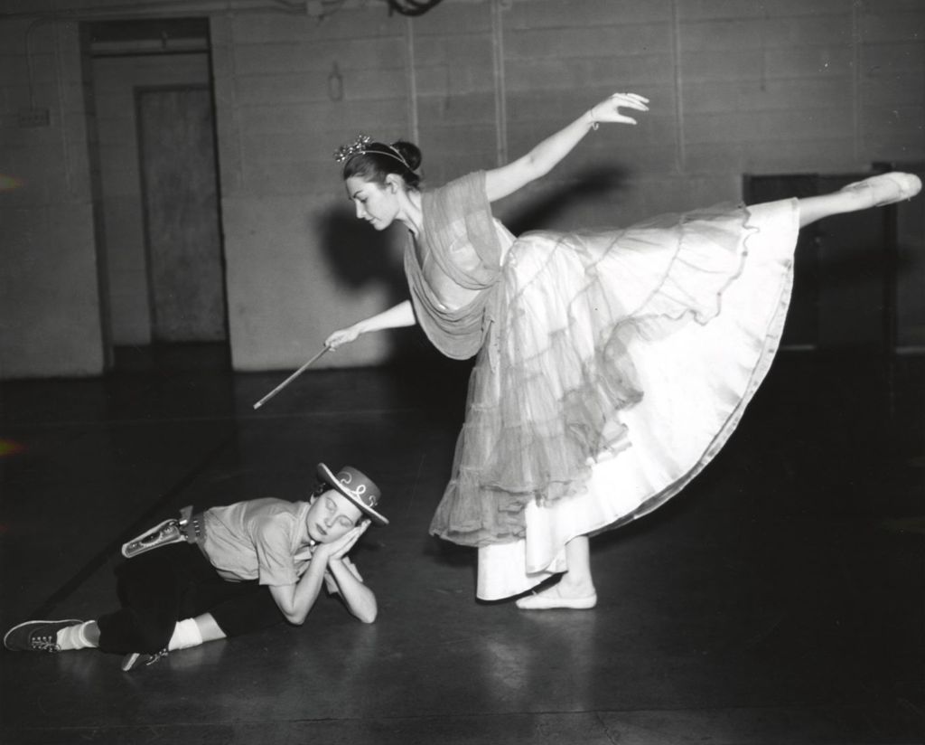 Women dancing in a production of "Magic Horse"