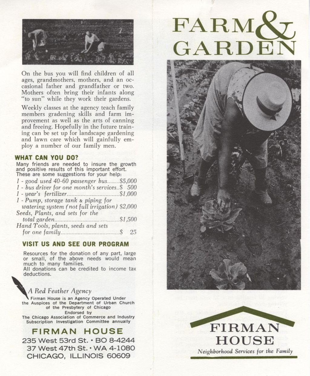 Firman House Farm & Garden brochure