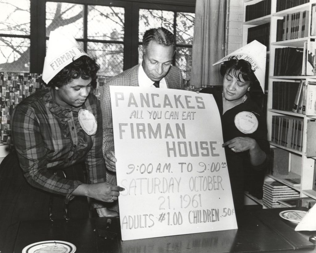 Miniature of Announcement for pancake dinner, Firman House