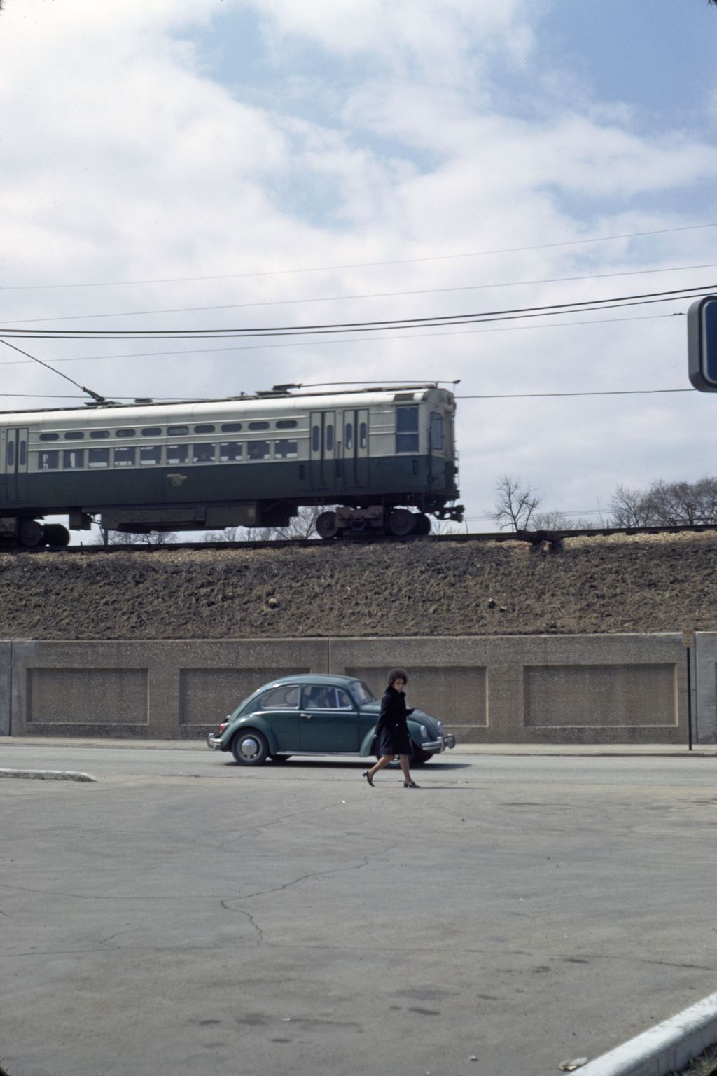 Miniature of CTA elevated tracks, Evanston