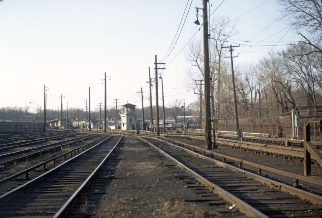 Miniature of CTA train yard, Wilmette terminal