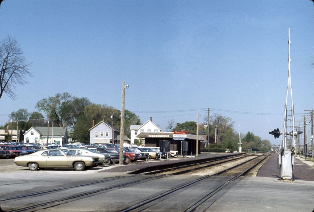 Miniature of Bensenville railroad station, Milwaukee Road Line