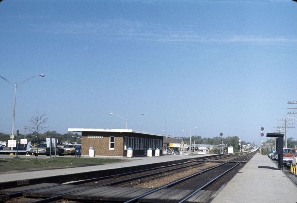 Miniature of Roselle railroad station, Milwaukee Road Line