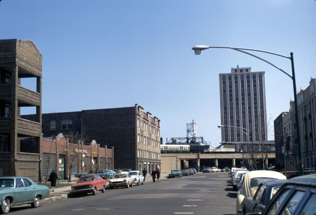 Loyola Avenue and elevated train tracks