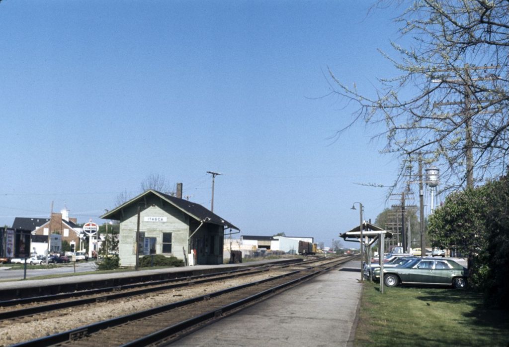 Miniature of Itasca railroad station, Milwaukee Road Line