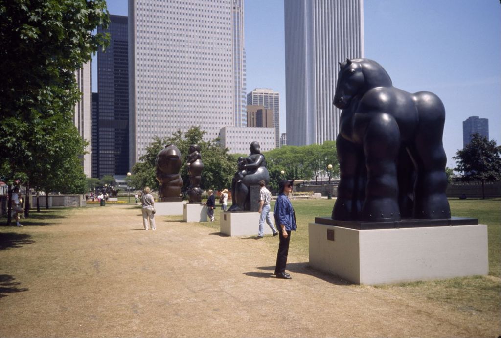 Botero sculpture exhibition, Grant Park