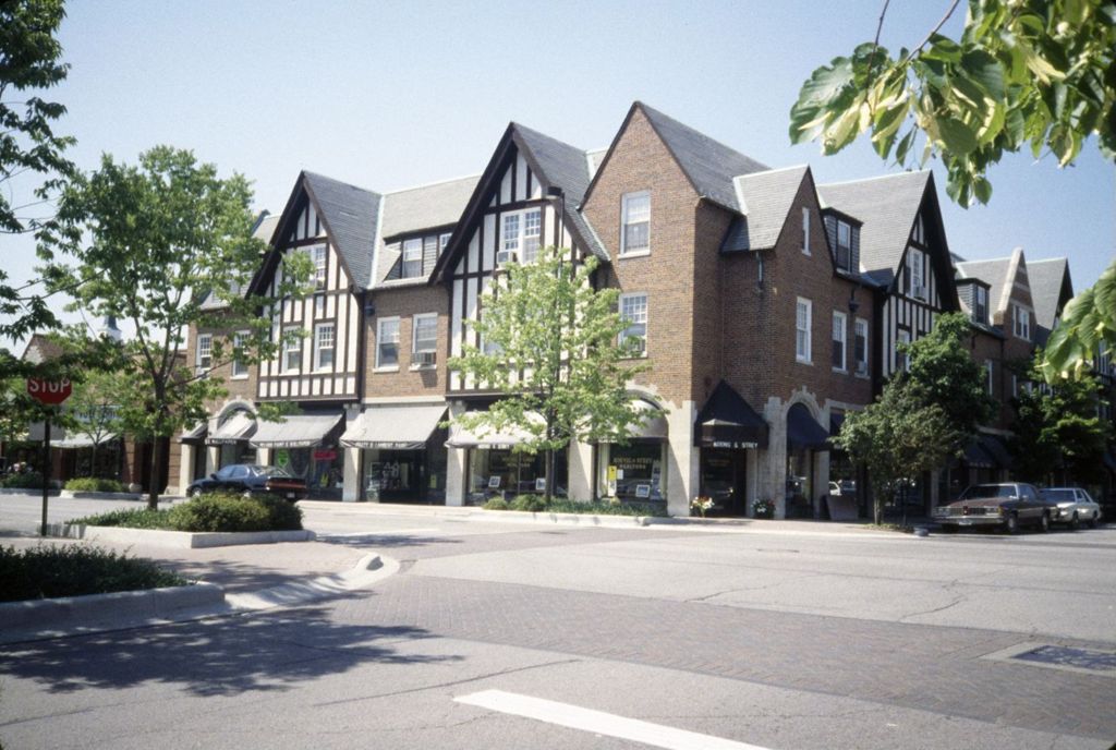 Winnetka shops and apartments