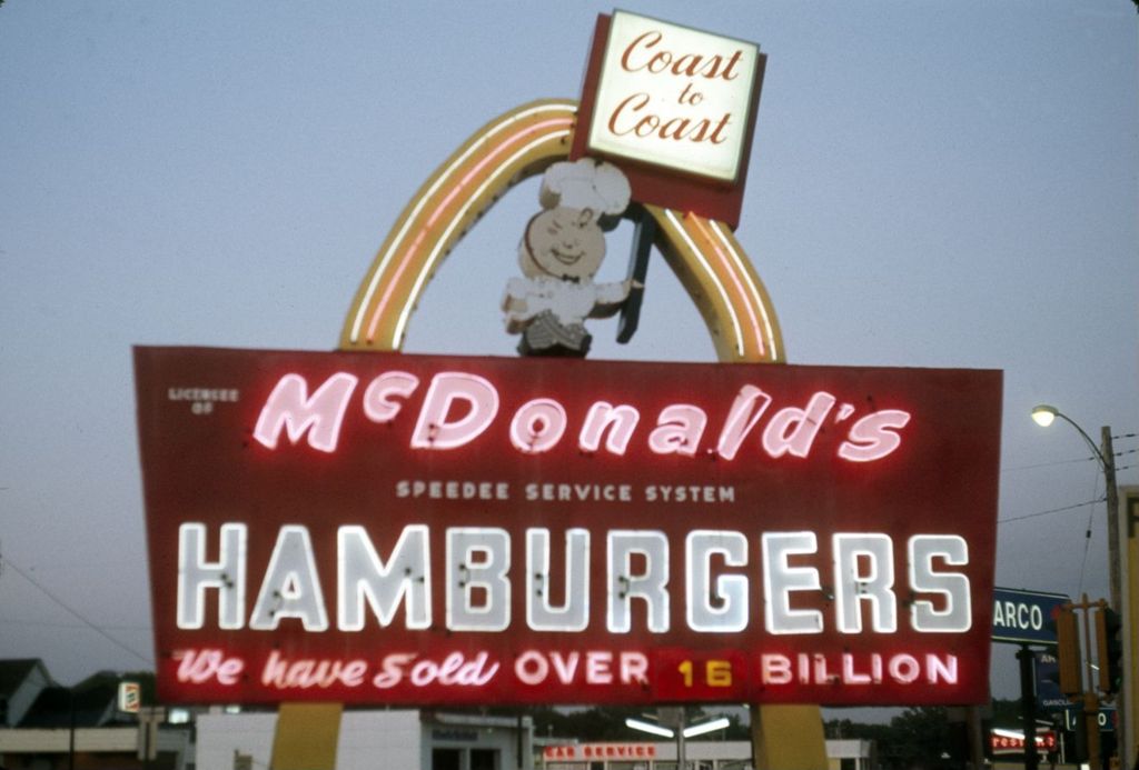 McDonald's restaurant sign, Skokie