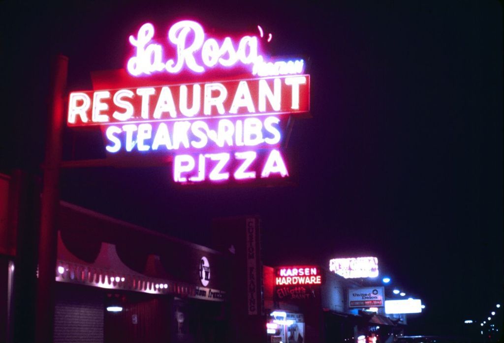 Miniature of La Rosa Restaurant sign, Skokie