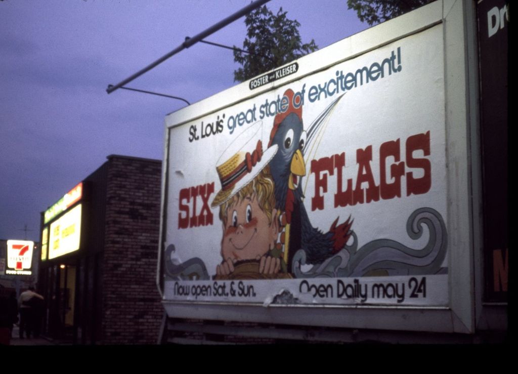Six Flags billboard, Wilmette
