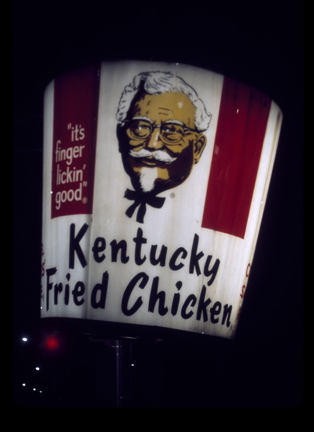 Kentucky Fried Chicken bucket sign, Wilmette