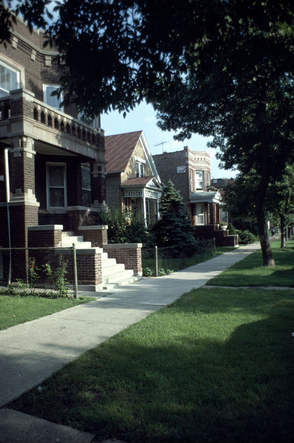 Apartments and houses, North Springfield Avenue