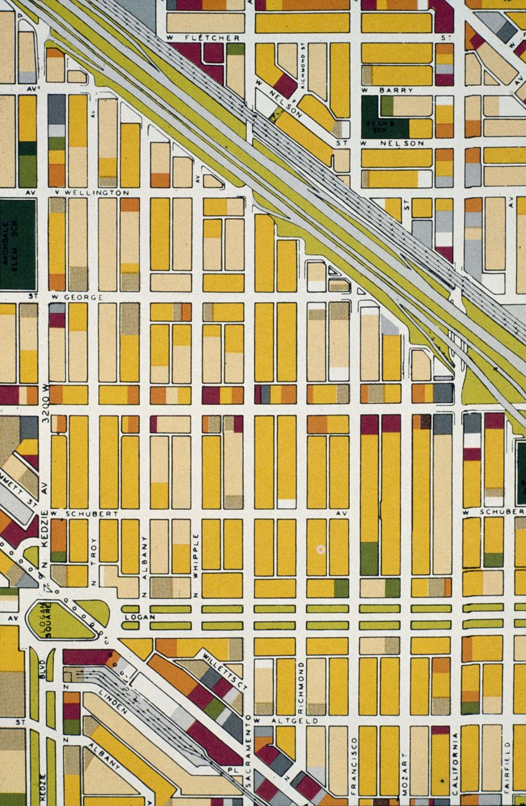 Land use, Logan Square and Avondale