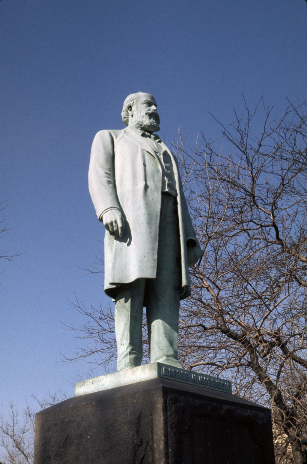 Miniature of Carter H. Harrison monument