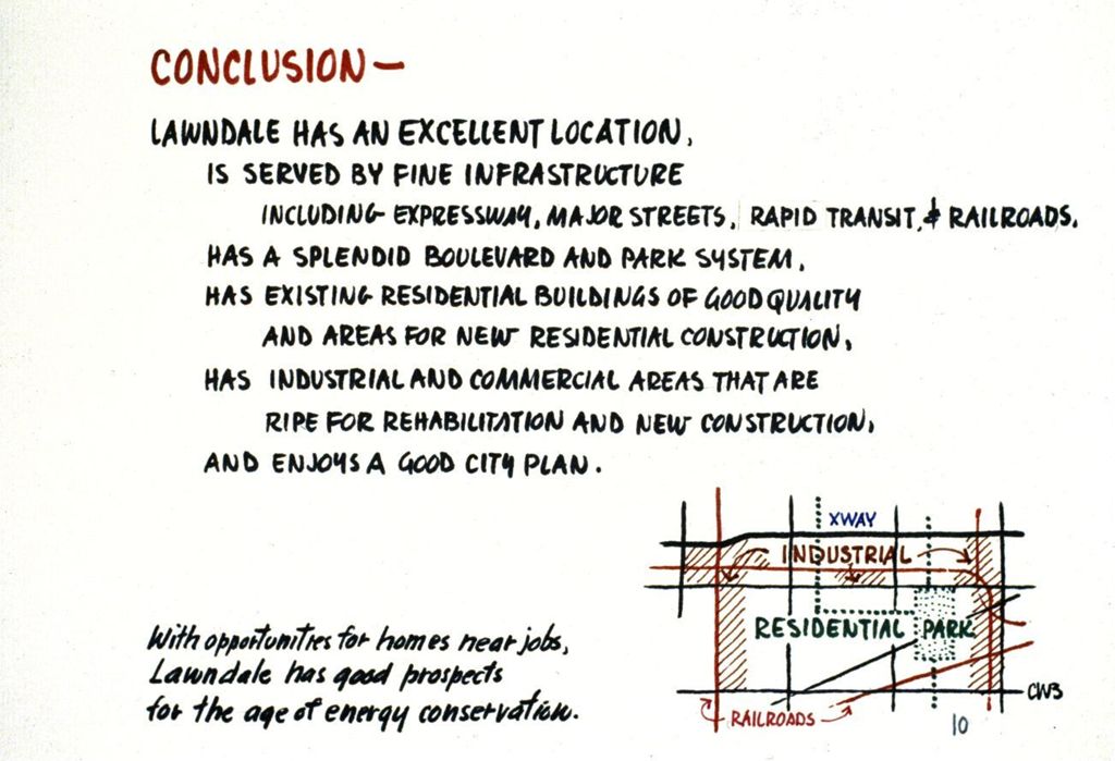 Miniature of Proposal for Lawndale: Conclusion