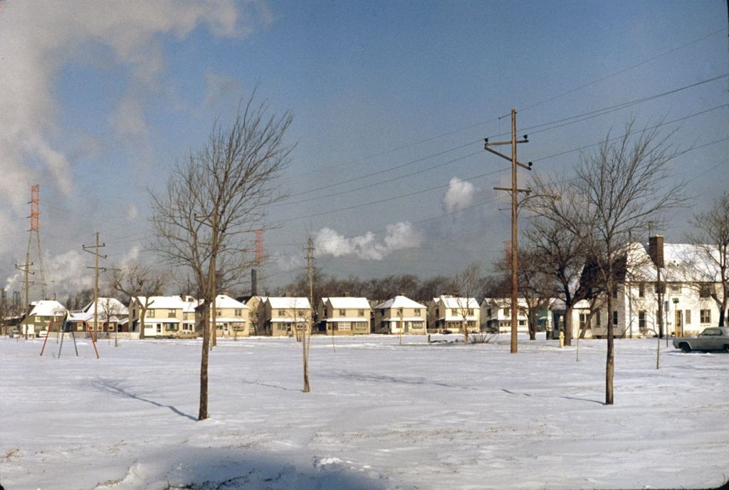 Marktown Park and houses, East Chicago