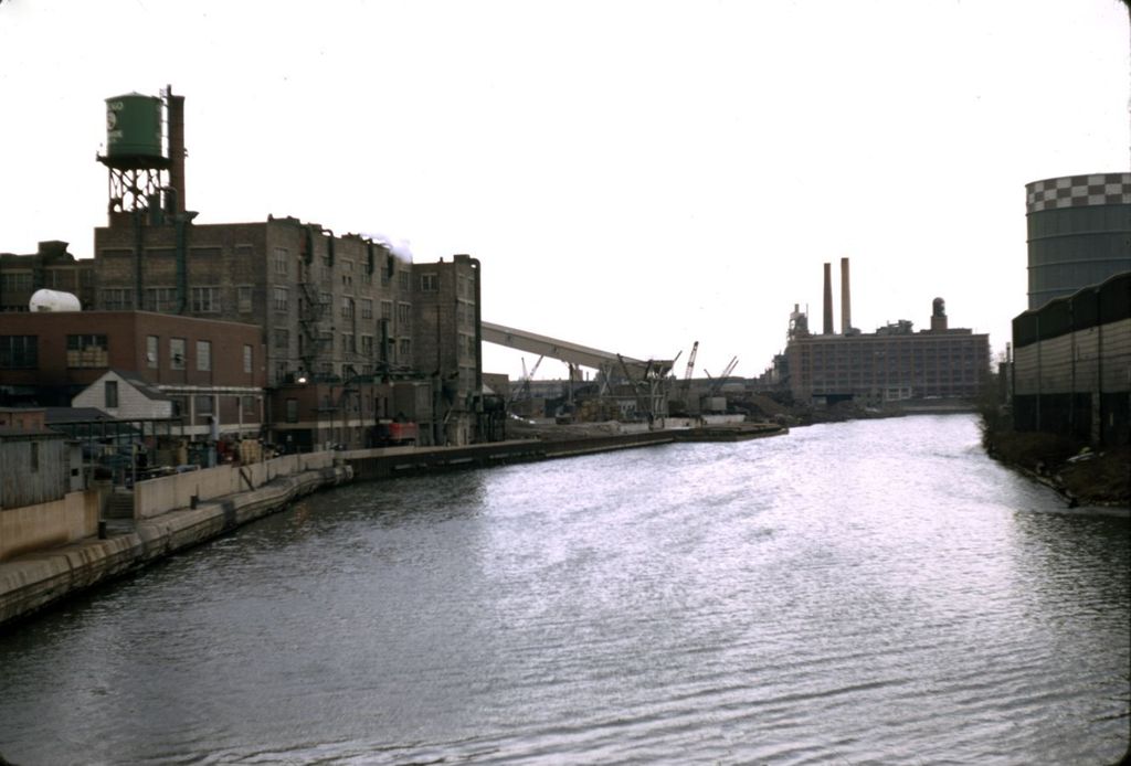 Miniature of Industrial buildings along North Branch of Chicago River