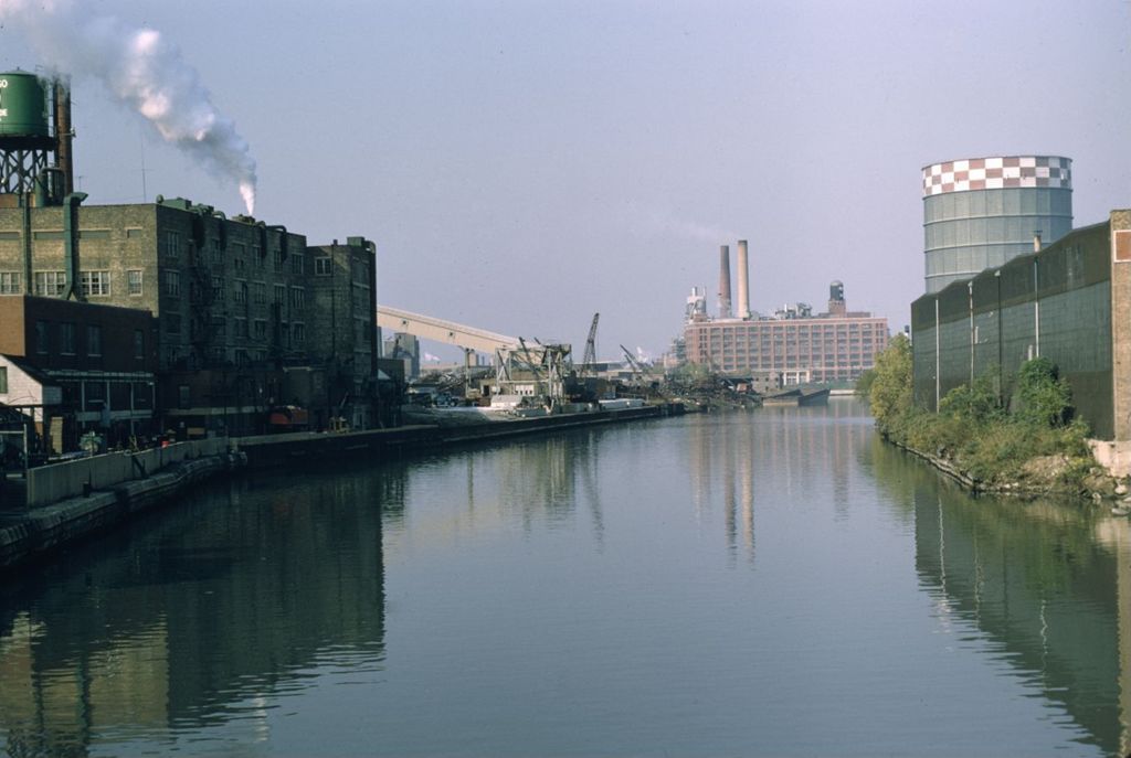 Miniature of Industrial buildings along North Branch of Chicago River
