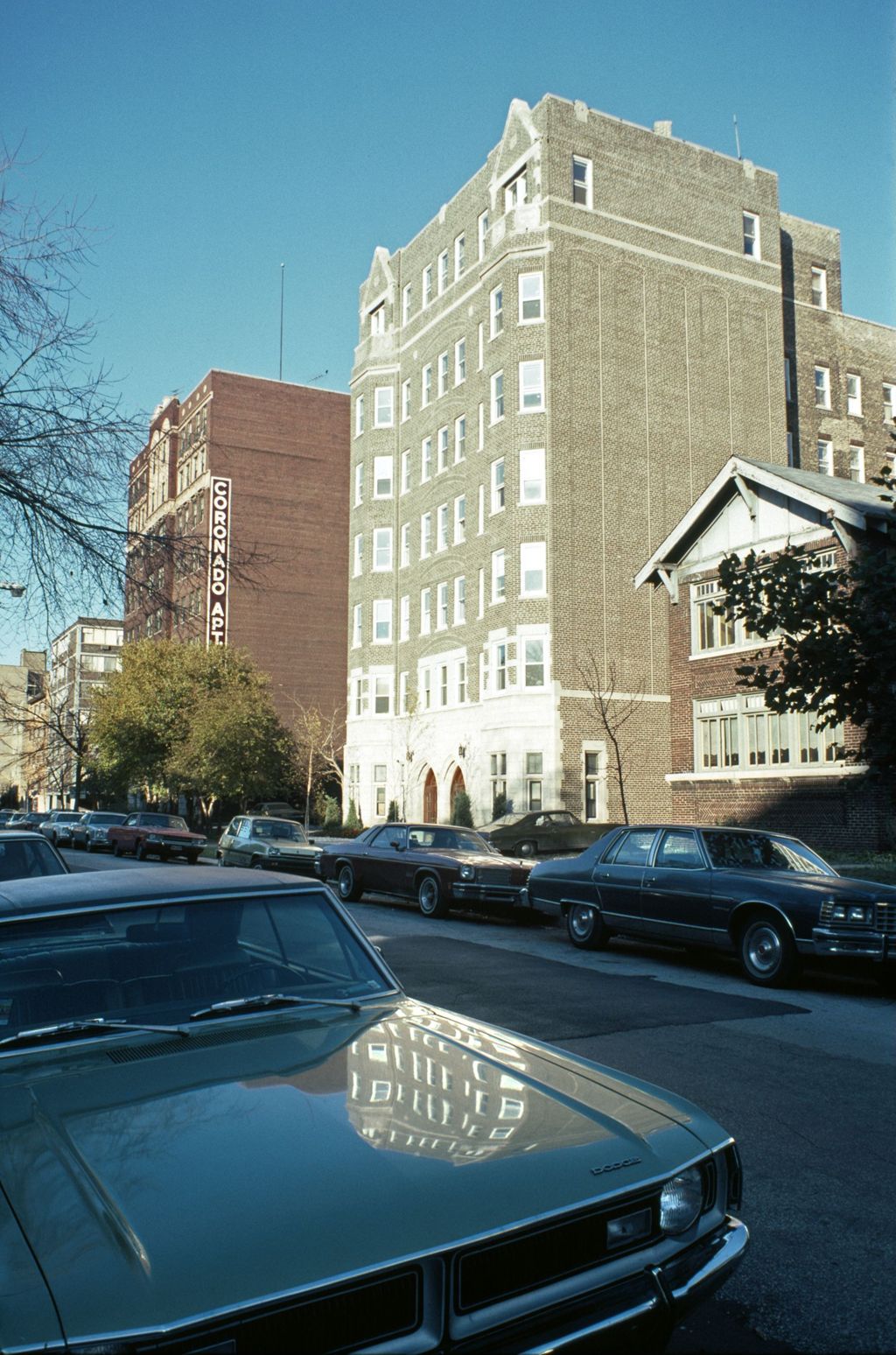 Apartment buildings, North Winthrop Avenue
