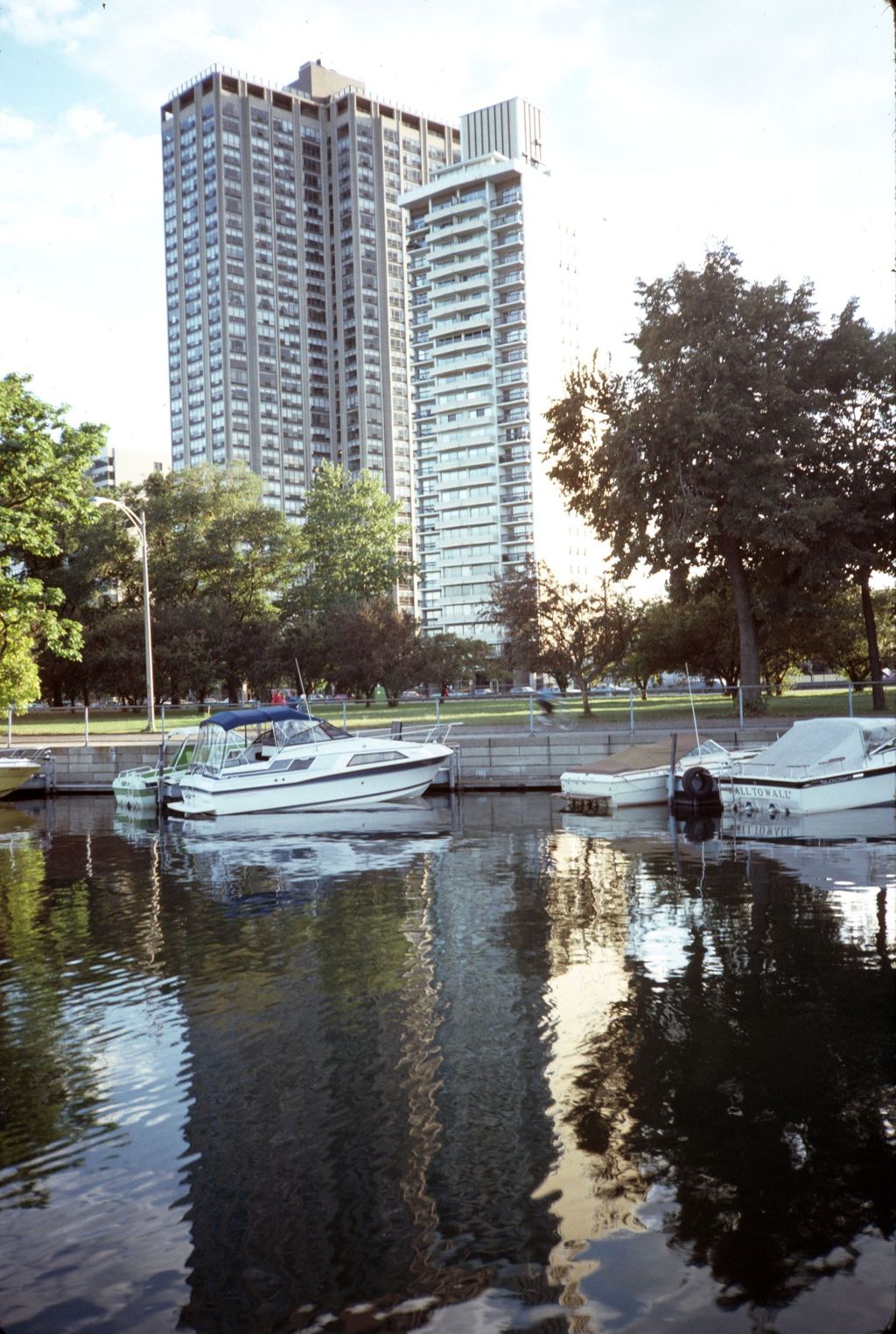 Miniature of Belmont Harbor and North Lake Shore Drive apartment buildings