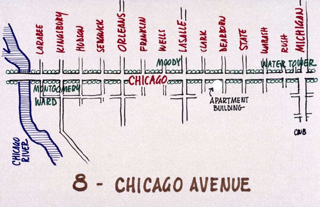 Proposal for a tree-lined avenue along Chicago Avenue