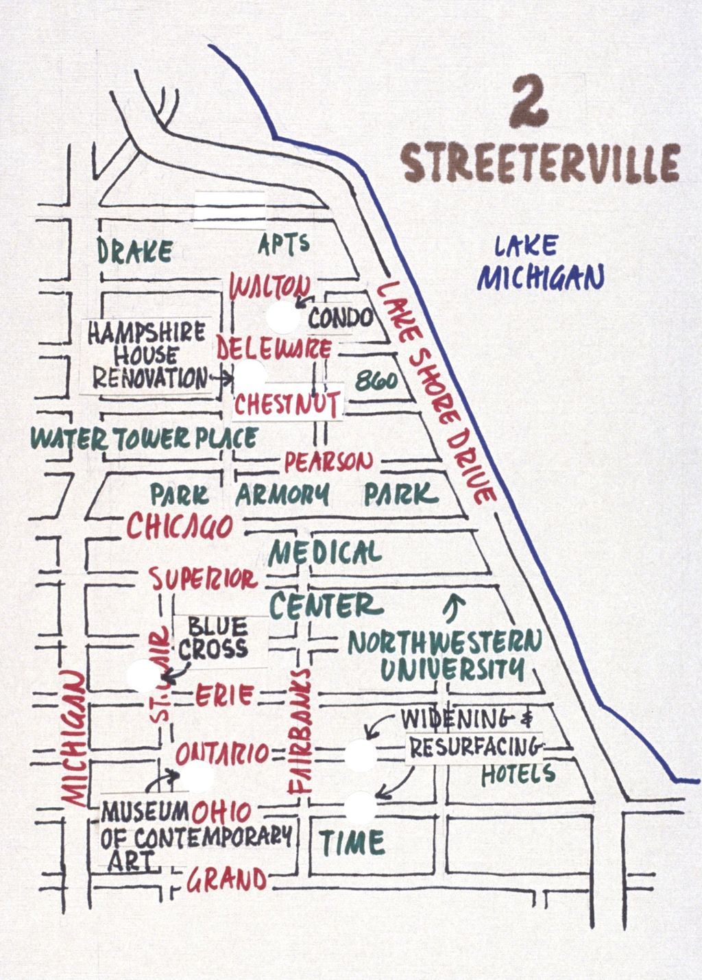 Streeterville development map