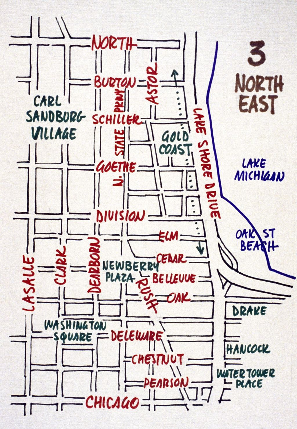 Near North Side, northeast area