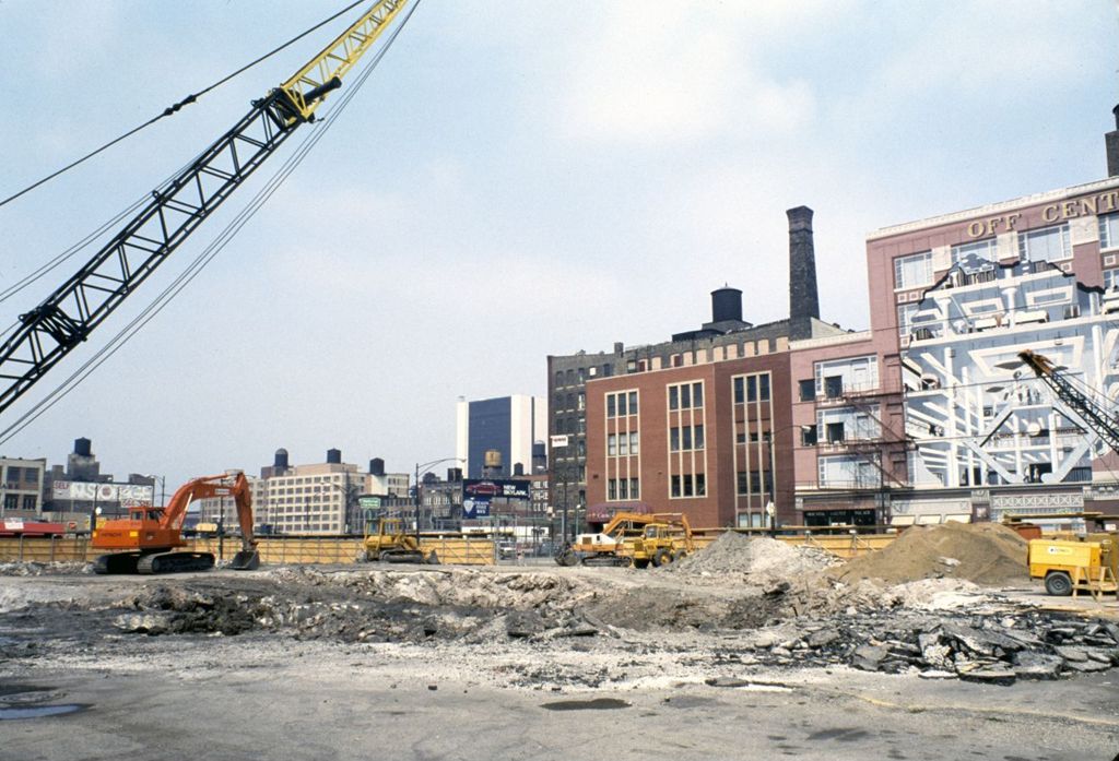 Construction site, West Grand Avenue