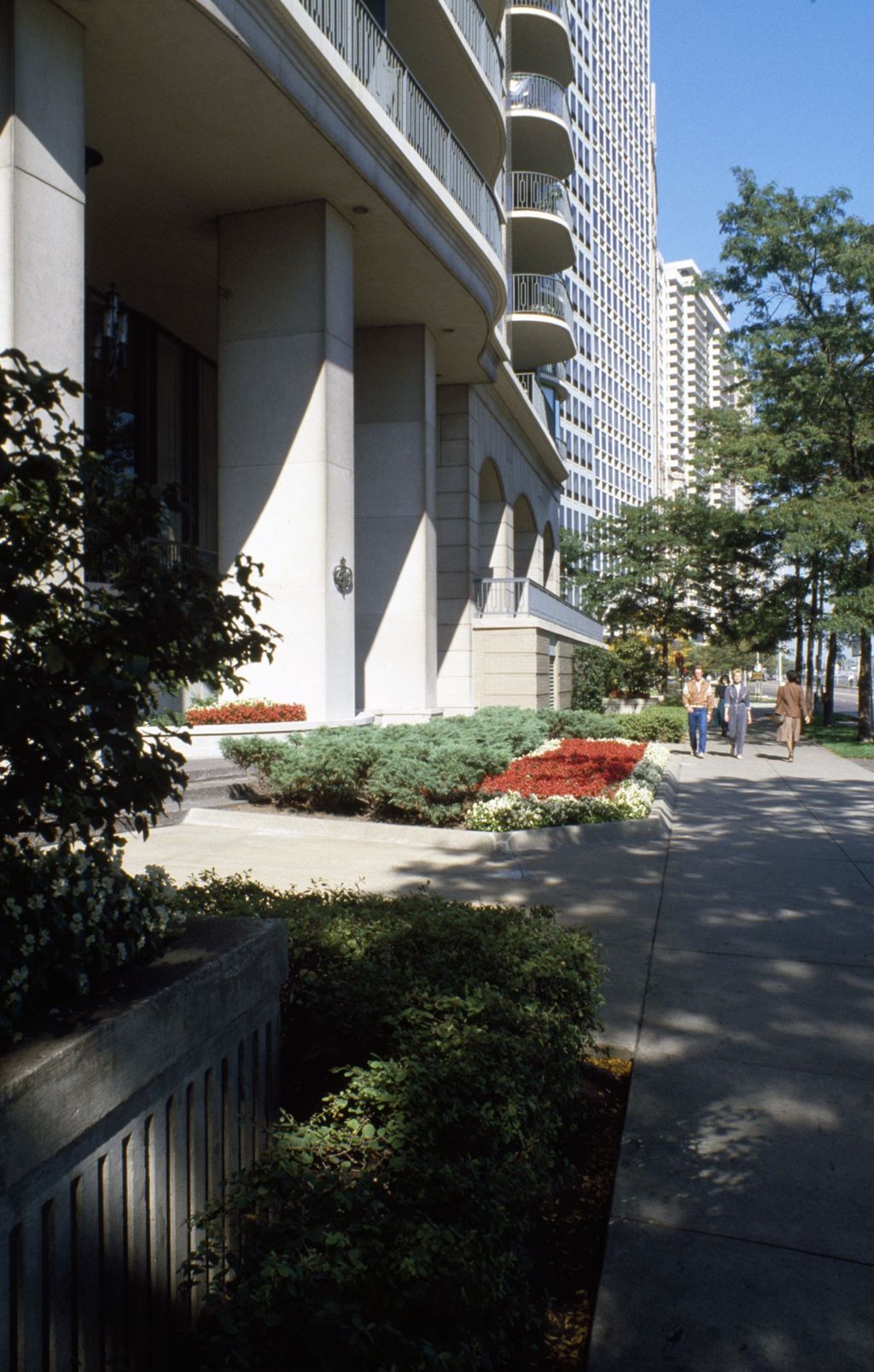 Apartment buildings along North Lake Shore Drive