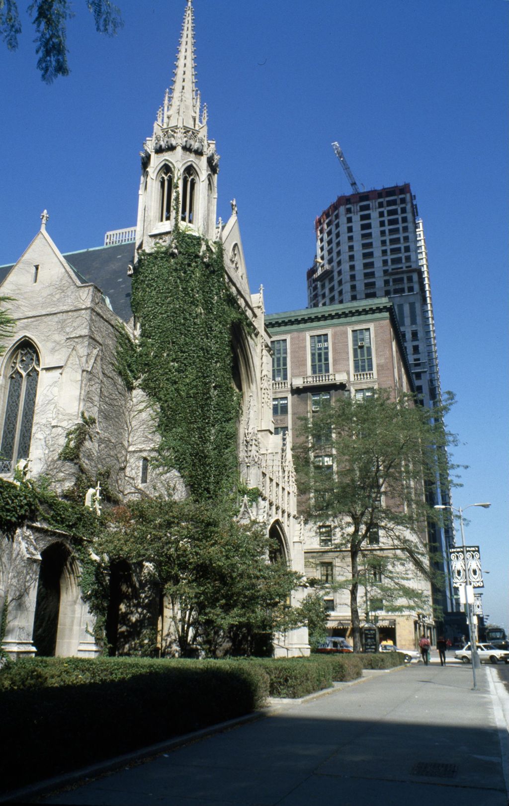 Fourth Presbyterian Church and North Michigan Avenue buildings