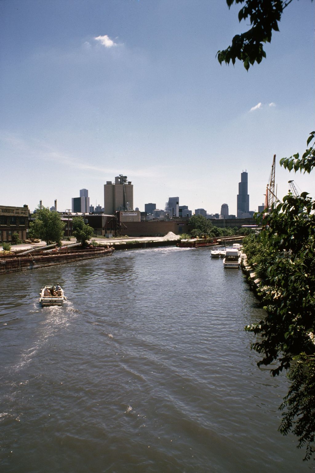 Chicago River and Goose Island