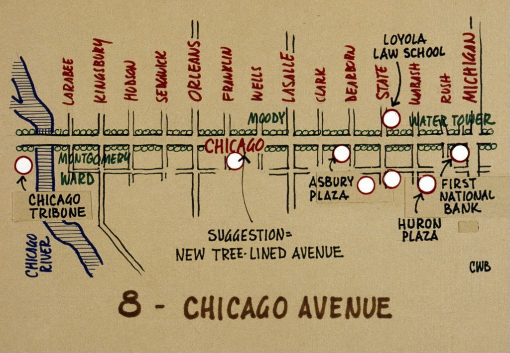 Miniature of Proposal for a new tree-lined avenue along Chicago Avenue