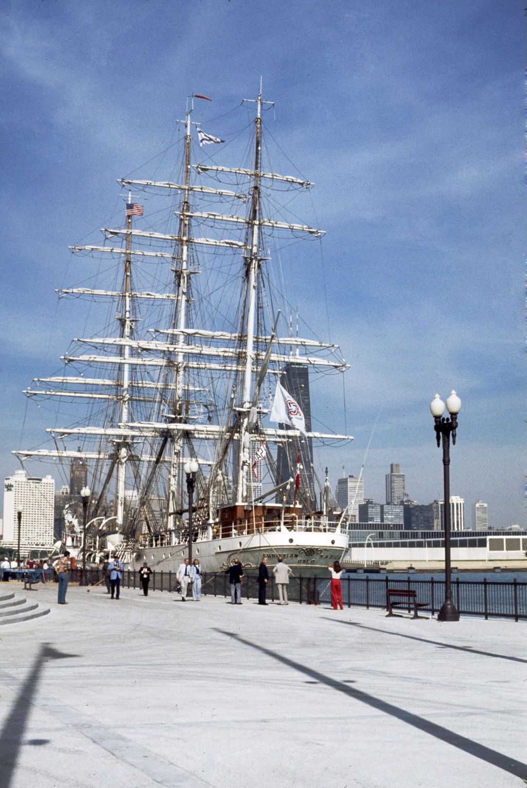 Miniature of The Christian Radich docked at Navy Pier