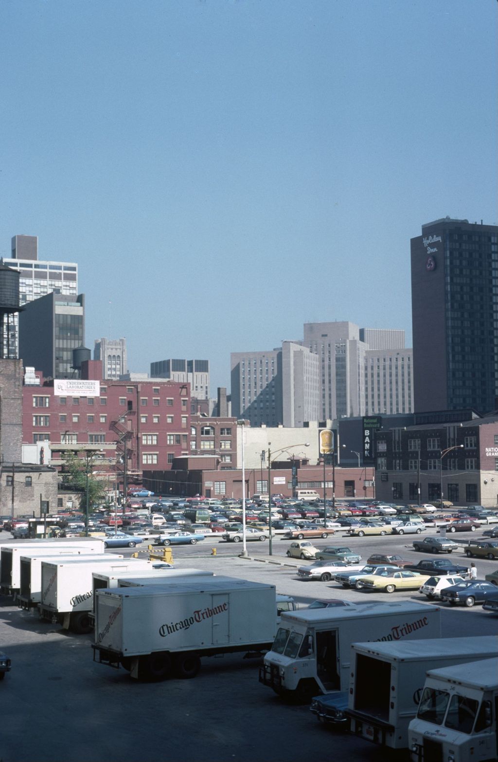 Parking lots and Near North Side buildings