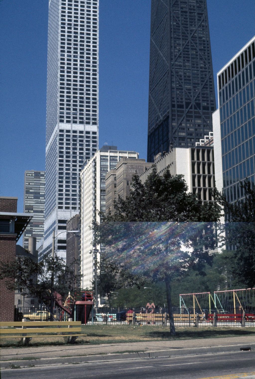 Miniature of Water Tower Place and John Hancock Center from Pearson Park