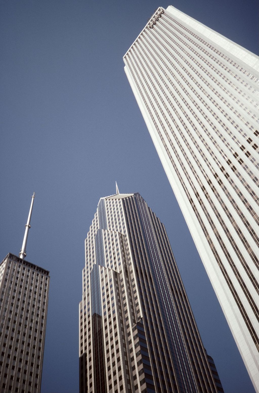 Prudential and Amoco building towers