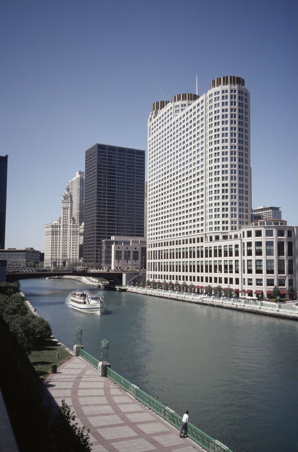 Chicago River and Sheraton Hotel