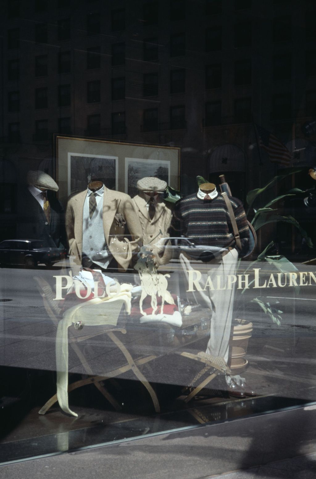 Ralph Lauren shop window, North Michigan Avenue