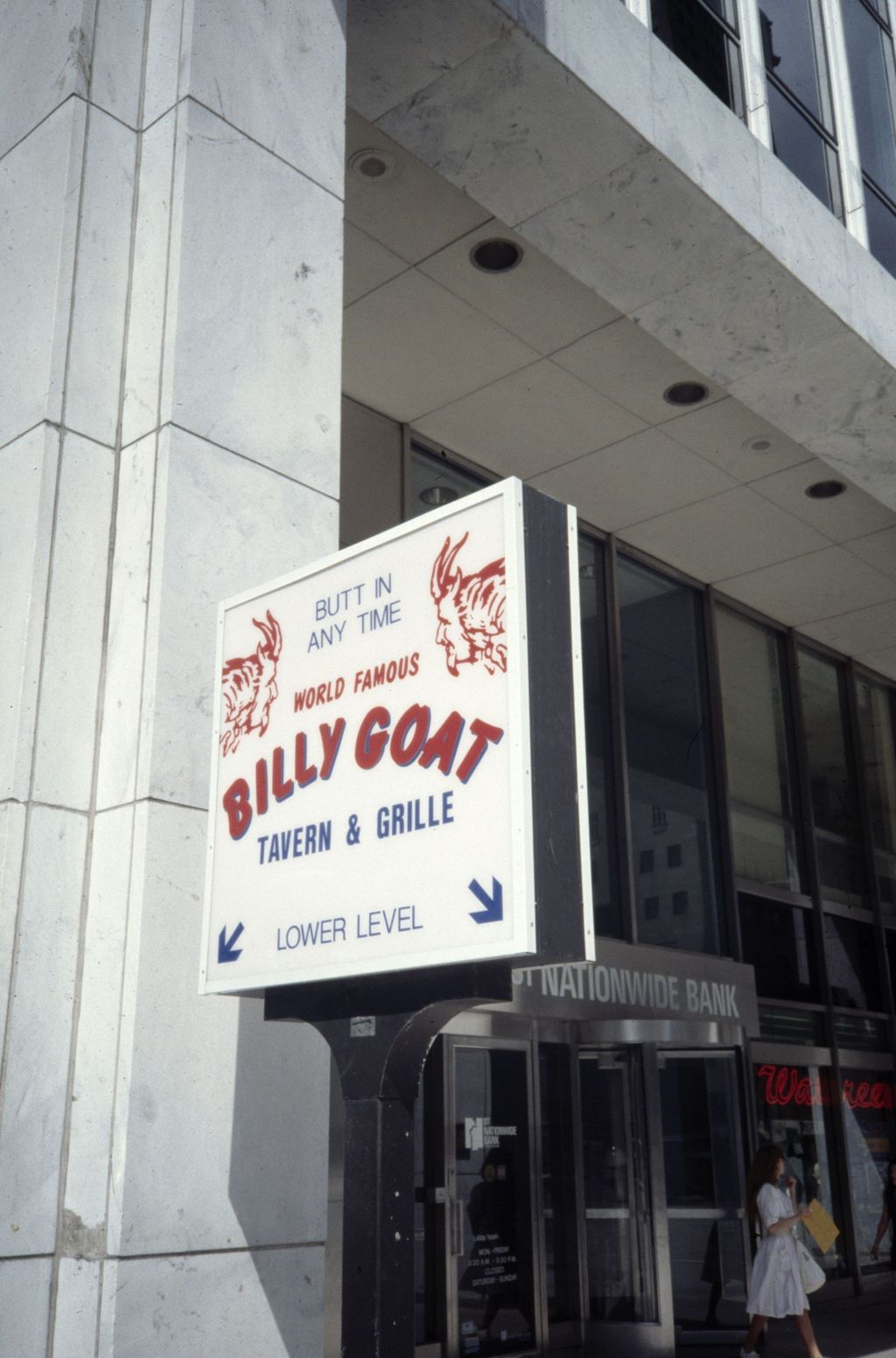 Billy Goat Tavern & Grille sign