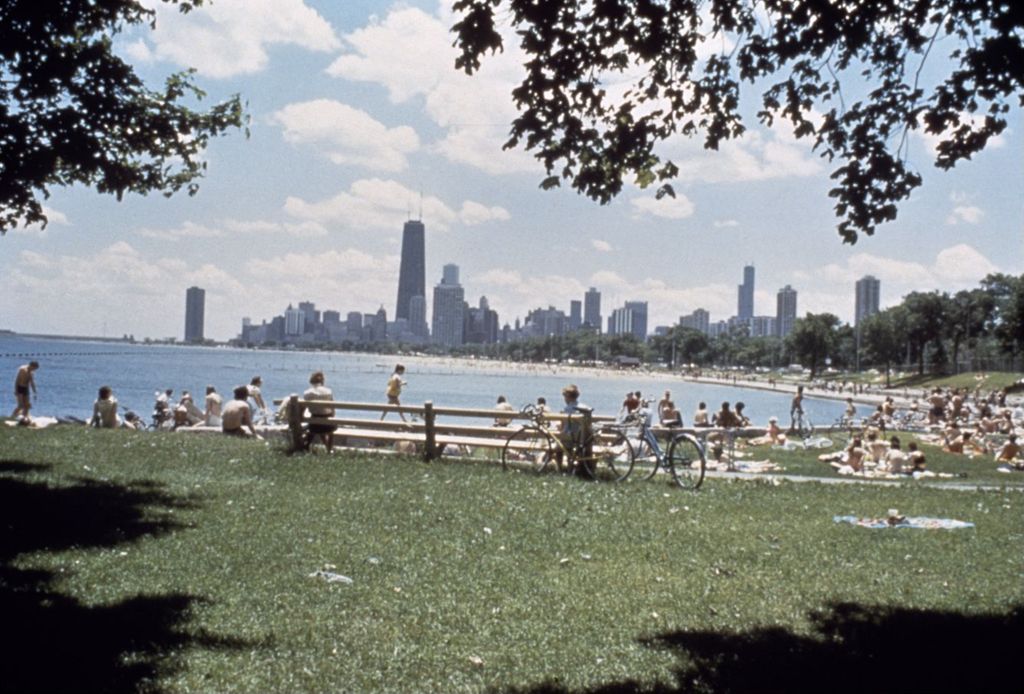 Lincoln Park and Near North Side skyline