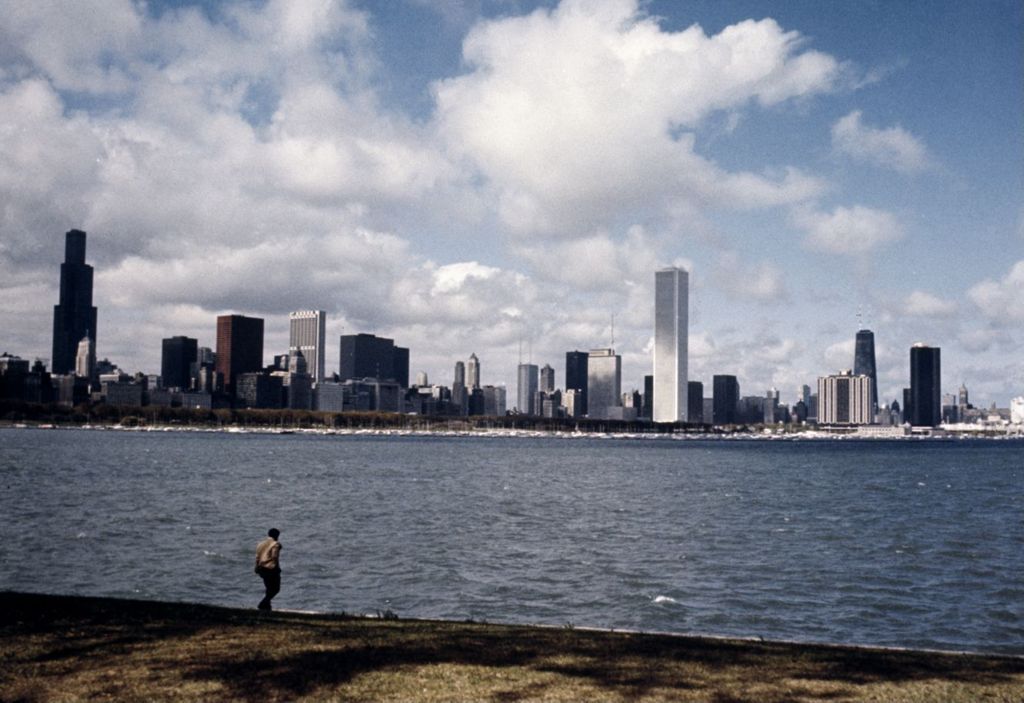 Miniature of Chicago skyline along the lakefront